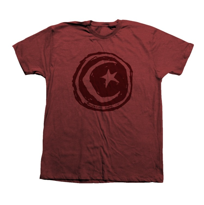 Foundation Star & Moon S/S T-Shirt Brick/Black – Switch and Signal ...