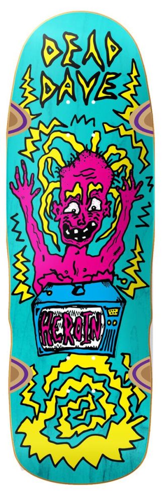 Heroin Skateboards Dead Dave TV Casualty Deck 10.125 x 32.25 – Switch ...